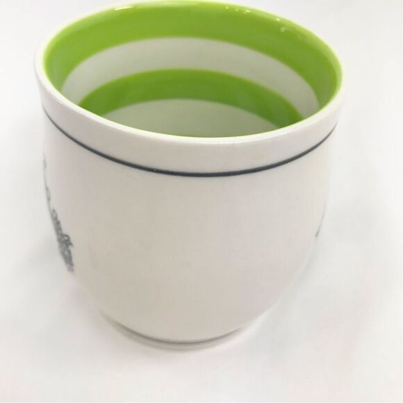 Anthropologie Katie Mandy Black Monogram Initial Letter “B” White Ceramic Mug - Picture 4 of 12